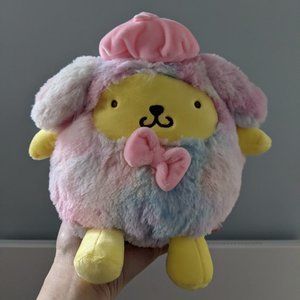 Sanrio Rainbow Coloured Pom Pom Purin Plush